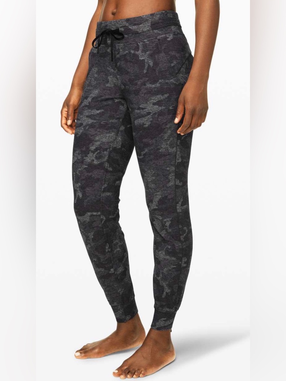Lululemon Ready To Rulu Pant *Updated Incognito Camo HTR Black Gray Women’s 6